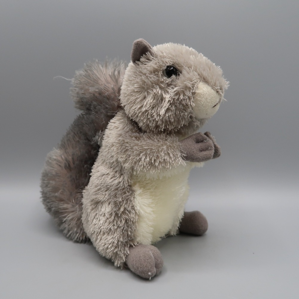 Aurora Gray Squirrel Plush Stuffed Animal Toy 6 inch tall 2021